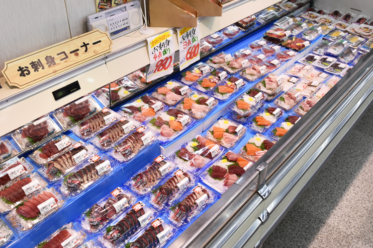鮮魚売り場